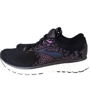 Brooks Glycerin 17 running athletic shoes blk/purple colorway women's size 8.5